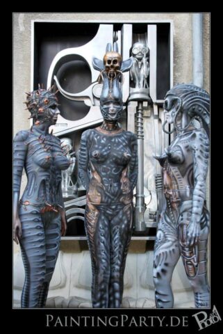 Bodypainting Giger Museum 2013 - Melanie Hill
