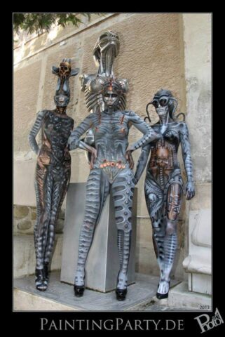 Bodypainting Giger Museum 2013 - Melanie Hill