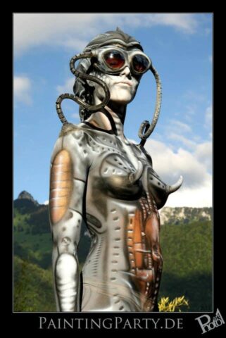 Bodypainting Giger Museum 2013 - Melanie Hill