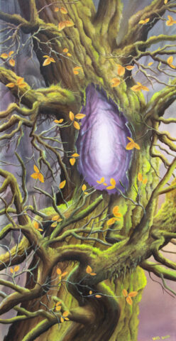 Beyond - Oil on Canvas 40x80 cm - Melanie Hill