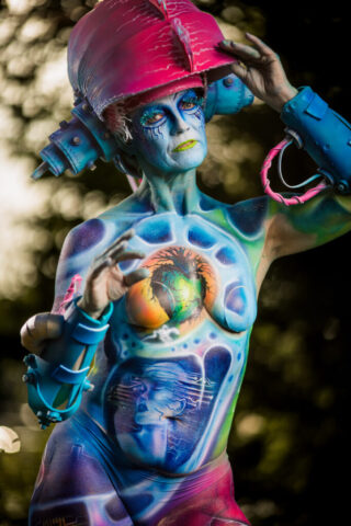 Bodypainting am Beach Sömmerda 2025 - Melanie Hill